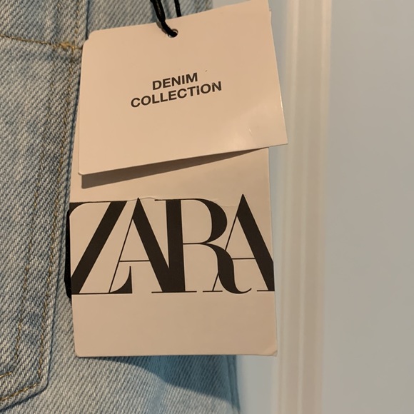 NWT Zara kids denim overalls skirt size 13-14 - Picture 5 of 5